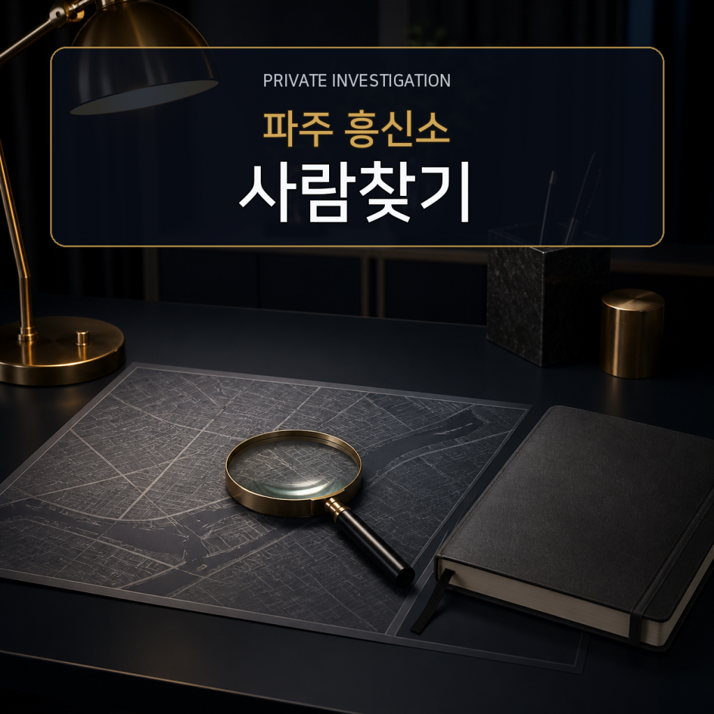 파주 사람찾기·소재파악 전문 흥신소