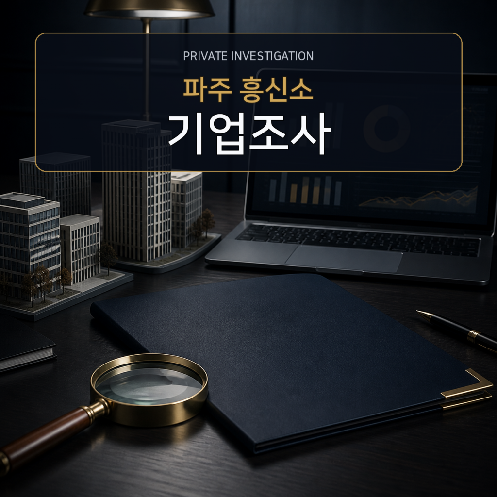 파주 기업·거래처 조사 전문 흥신소
