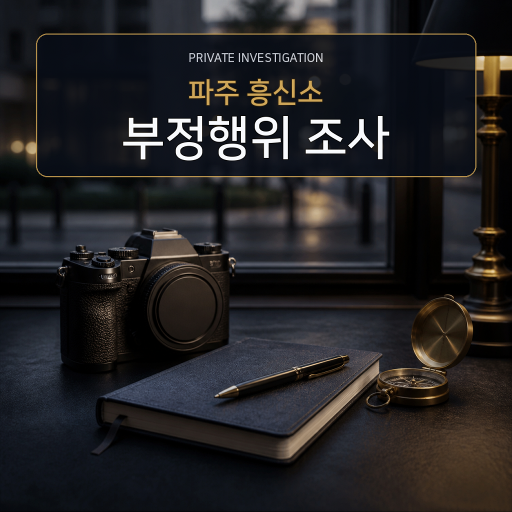 파주 부정행위 사실조사 전문 흥신소
